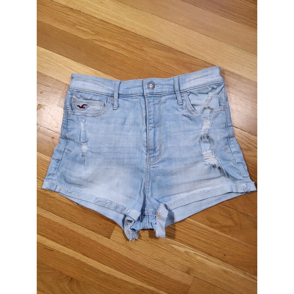 Hollister Raw Hem Denim Shorts Women’s W27